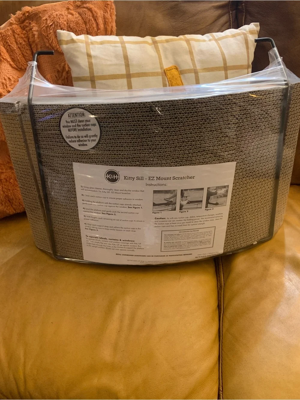 Kitty Sill EZ Mount Scratcher - Gray